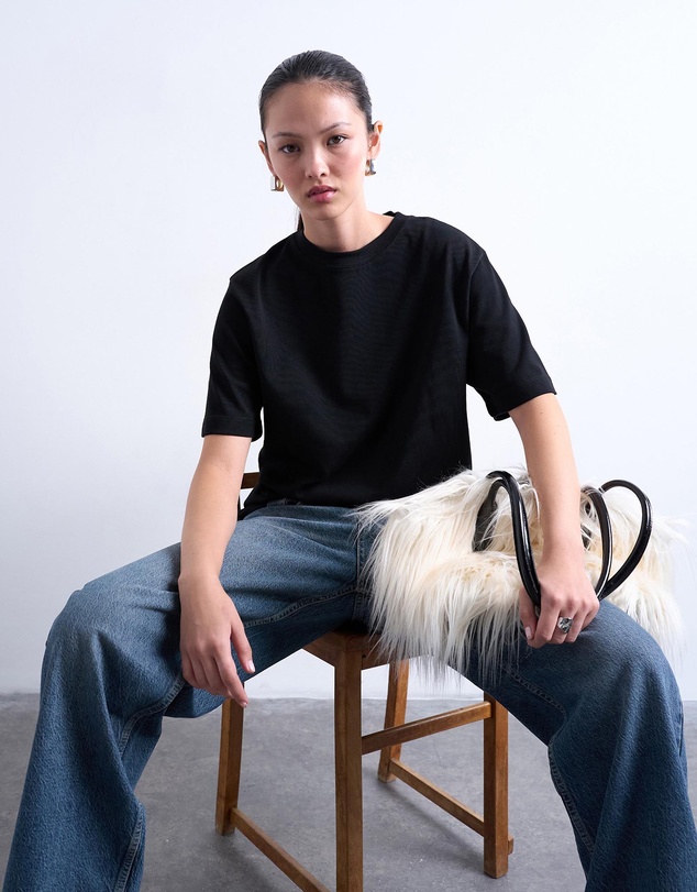 TOPSHOP - Premium Basic Short Sleeve Tee