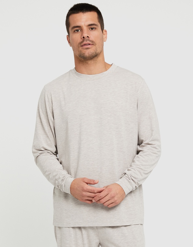 Bamboo Body - Men's Long Sleeve Crew Neck