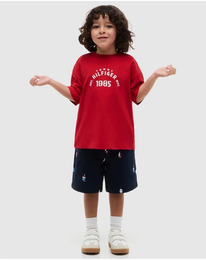 Tommy Hilfiger - Short And Tee Set - Kids-Teens