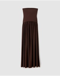 M.N.G - Combined Strapless Dress