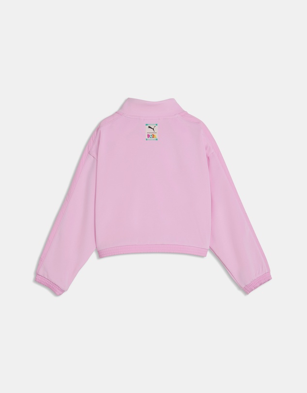 Puma - x DORA THE EXPLORER T7 Relaxed Half-Zip Crew Sweatshirt - Girls