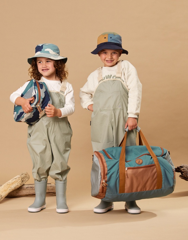 Crywolf - PACKABLE DUFFEL Moss Colourblock