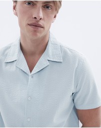 UNISON - Seersucker Regular Fit Shirt
