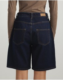 AERE - Talon Longline Denim Shorts