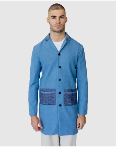 Justin Cassin - Hemming Woven Coat