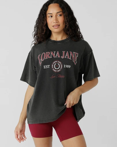 Lorna Jane - Raceway Washed Boyfriend T-Shirt