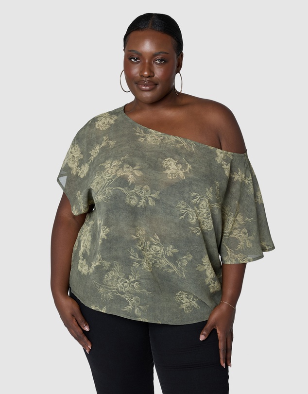 Sunday In The City - Echo Floral Sheer Top