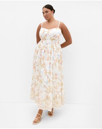 City Chic - Clover Opulent Print Maxi Dress