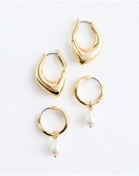 & Other Stories - Two-Piece Hoop Earring Set