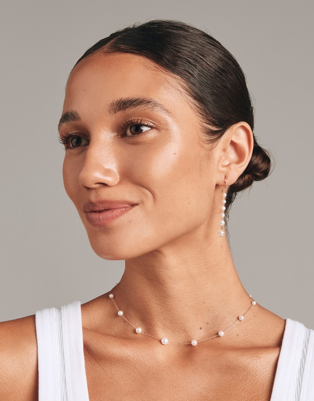 Michael Hill - Cultured Freshwater Pearl Necklace in 10kt Yellow Gold