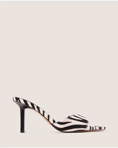 Shelly Shen - Addison High Sandals Zebra