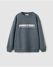 M.N.G - Minewolf Sweatshirt - Kids-Teens