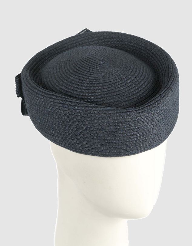 Max Alexander - Navy Braid Pillbox Hat