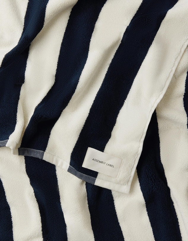 Assembly Label - Signature Stripe Beach Towel