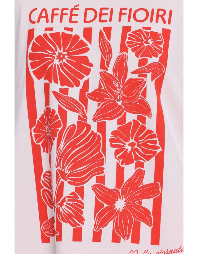 Petal & Pup - Caffe Dei Fiori Tee - Pink