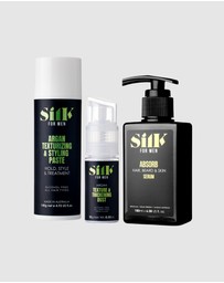 Silk Oil of Morocco - Head-to-Beard Styling Set