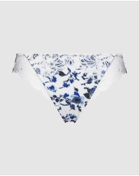 Sans Complexe - Ariane Fantaisy Microfibre & Lace Bikini Brief
