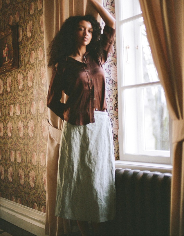 CAMIXA - Satin Silk Shirt