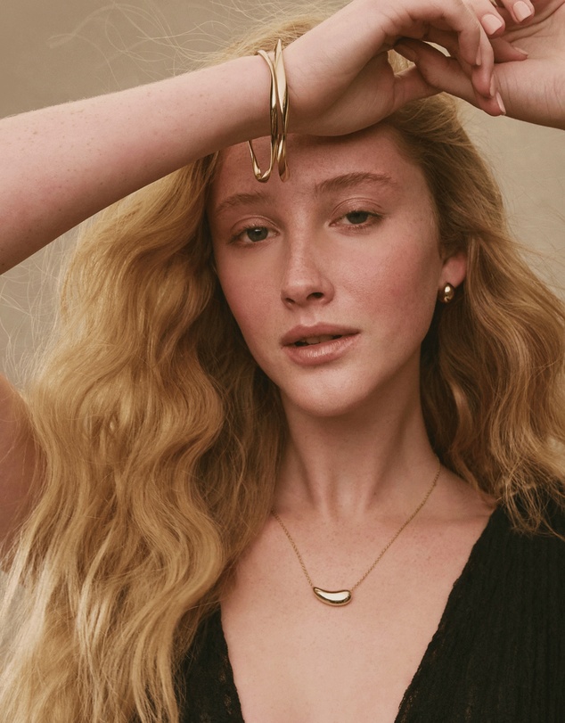 Najo - La Muse Yellow Gold Necklace (45cm+ext)