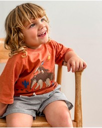 Purebaby - Linen Blend Short -Kids-Babies