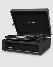 Crosley - Crosley Voyager Black - Bluetooth Portable Turntable