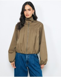 AERE - Isla Lightweight Funnel Neck Bomber
