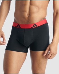 adidas Sportswear - 3 Pack Active Flex Cotton Trunk Underwear