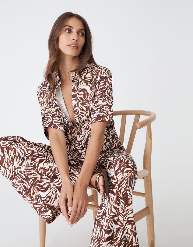 Forcast - Zuhara Roll Cuff Shirt