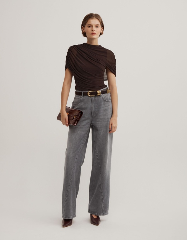 Witchery - Mesh Cape Top