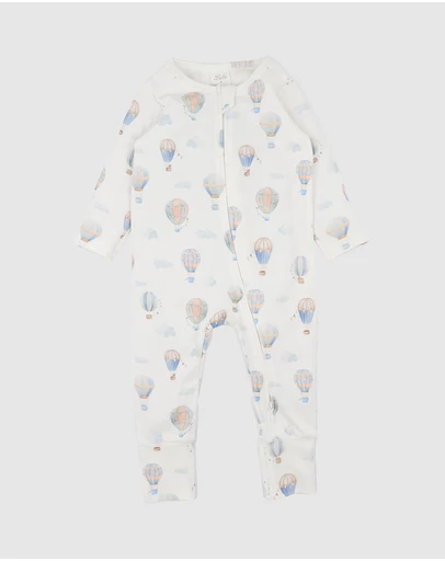 Bebe by Minihaha - Sky High Organic LS Zipsuit - Babies