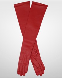 DENTS - Three-Point Long Opera Length Leather Gloves