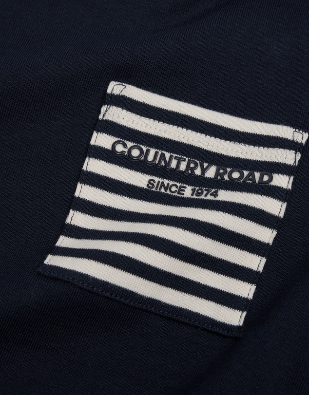 Country Road - Cotton Long Sleeve Pocket T-shirt
