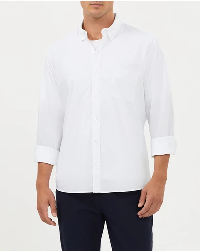 Van Heusen - Washed Poplin Casual Shirt