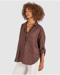 CAMIXA - Luna Oversize Linen Shirt
