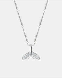 Mestige Kids - Mermaid Shimmer Necklace - Silver Plated