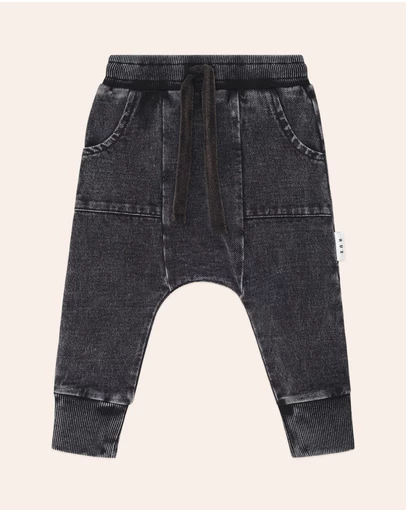 Huxbaby - Knit Denim 5 Pocket Pants - Babies-Kids