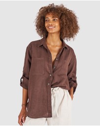 CAMIXA - Luna Oversize Linen Shirt