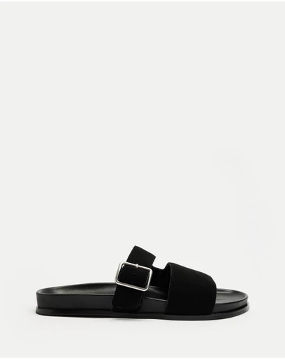 Assembly Label - Kyah Suede Slides