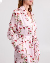 David Lawrence - Posey Short Silk Sleep Robe