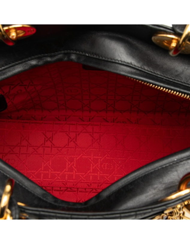 Pre-Loved by Azura Reborn - Pre-Loved Large Lambskin Cannage Lady Dior