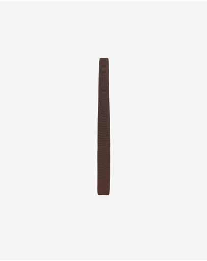 Calibre - Silk Knitted Tie Chocolate