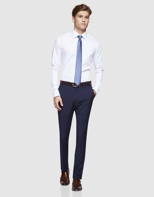 Oxford - Travel Auden Wool Suit Trousers