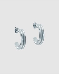 Ted Baker - HILYA: Hidden Heart Small Hoop Earrings