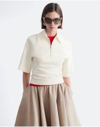& Other Stories - Half-Zip Polo Top