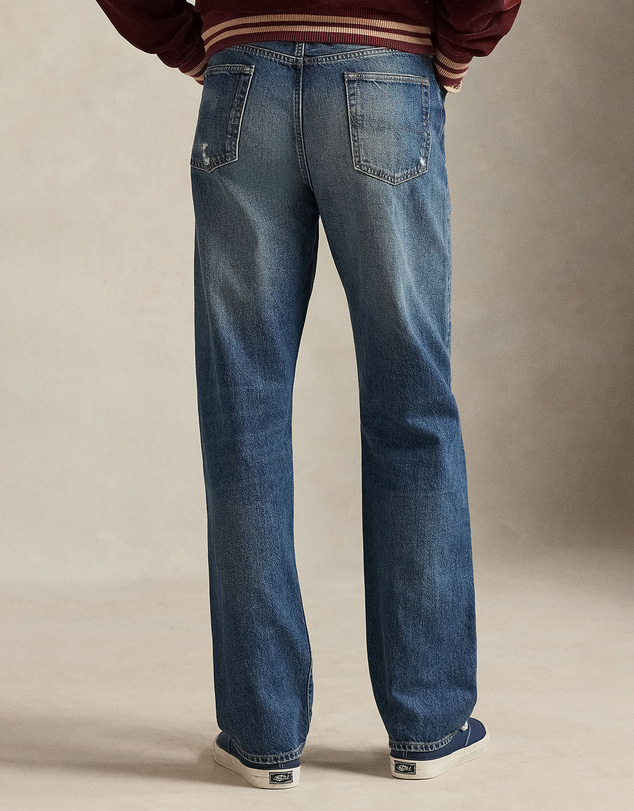 Polo Ralph Lauren - ICONIC EXCLUSIVE - Heritage Straight Distressed Jeans