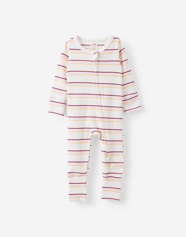 Cotton On Kids - Growie Long Sleeve Zip Romper