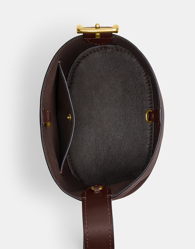 Coach - Natural Grain Leather Bleecker Bucket Bag 21