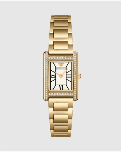 Emporio Armani - Gold Tone Analogue Watch