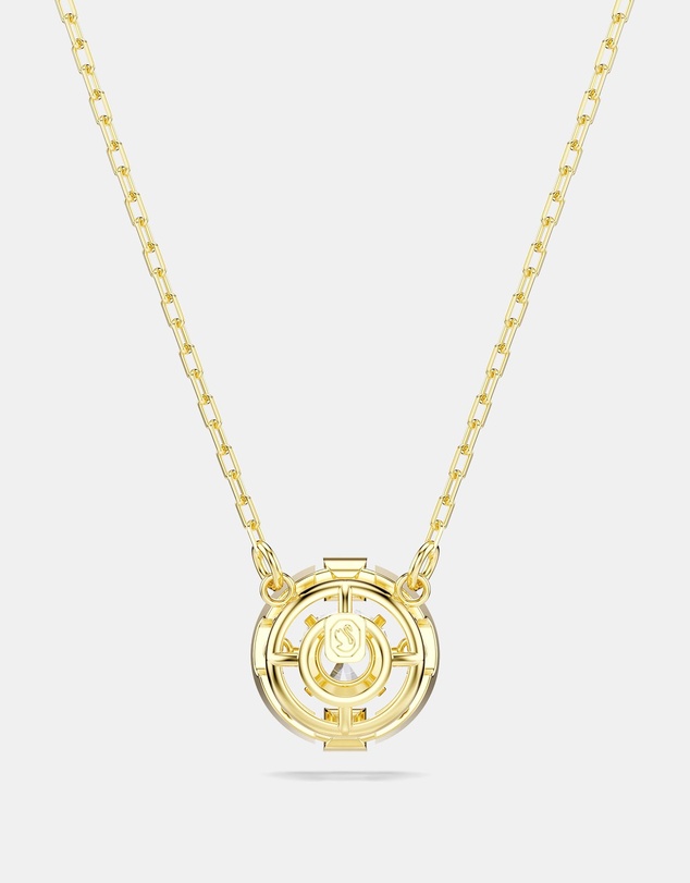 Swarovski - Una Angelic Pendant, Mixed Cuts, White, 18K Gold Finish