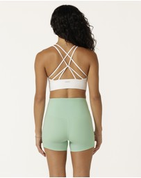 Lorna Jane - Lotus No Chafe Phone Pocket 9cm Bike Shorts